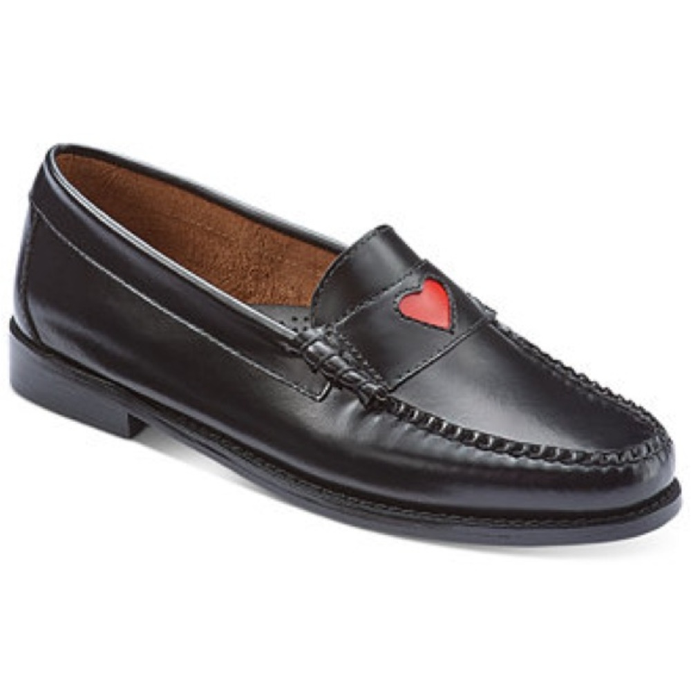 G.H. Bass & Co. Heart emoji loafers